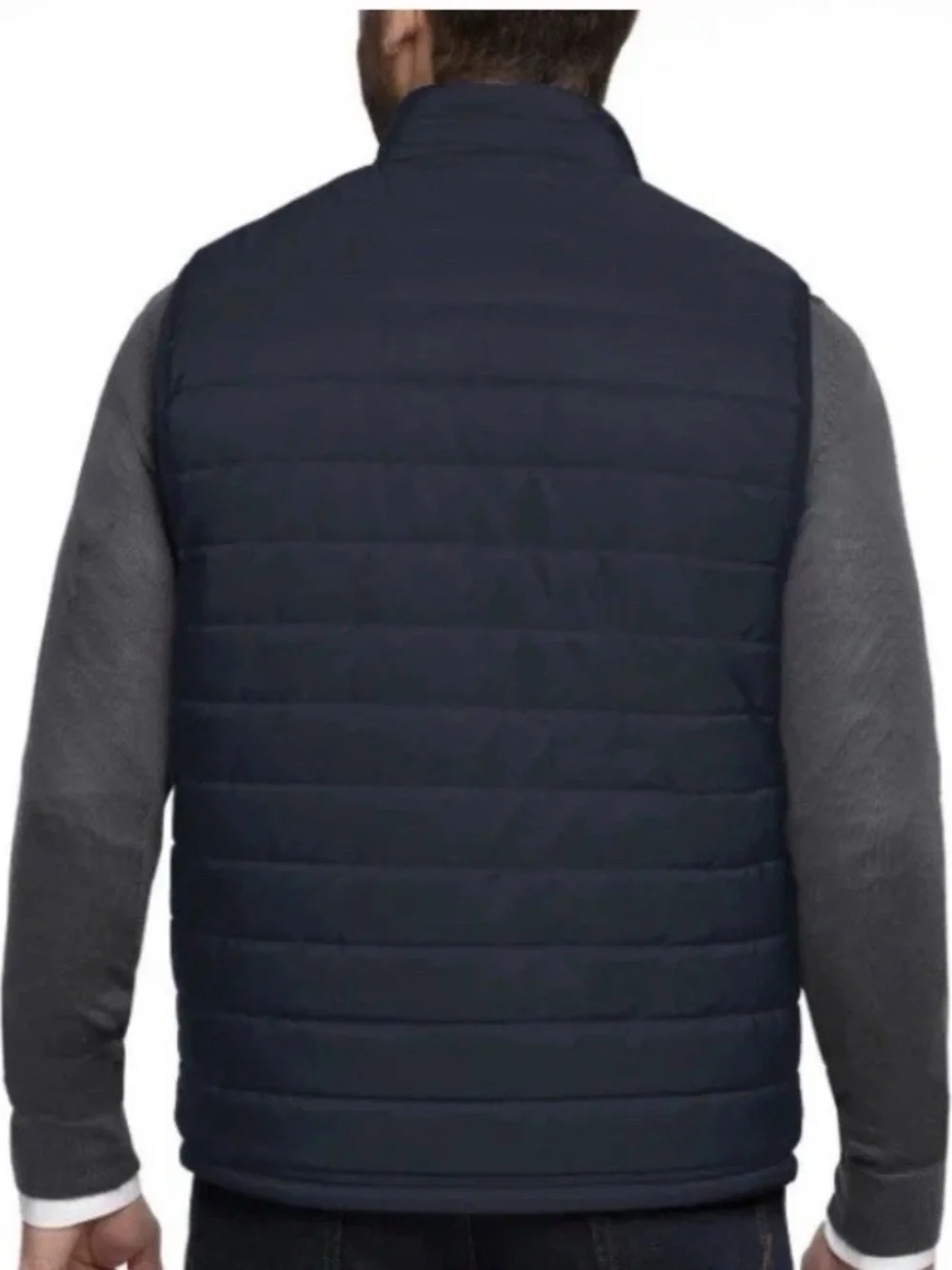 Banana Republic Men's Quilted Lightweight Vest Blue Size Large NWT